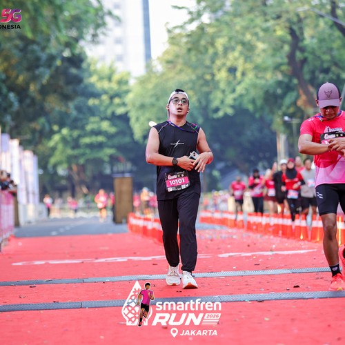 Race photo from SMARTFREN RUN 2026