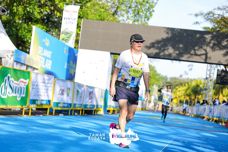 Race photo from Taman Budaya x BOGORUN 2025