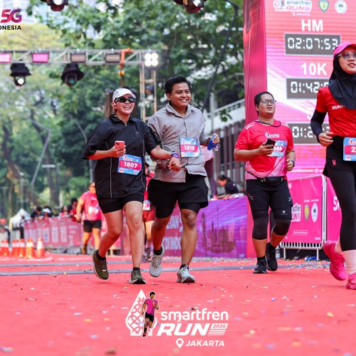 Race photo from SMARTFREN RUN 2026
