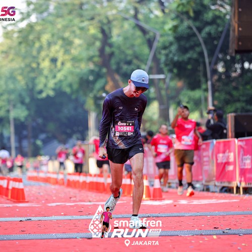 Race photo from SMARTFREN RUN 2026