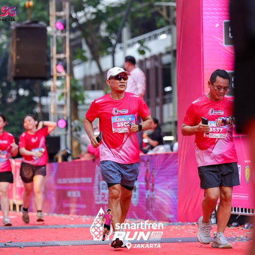 Race photo from SMARTFREN RUN 2026