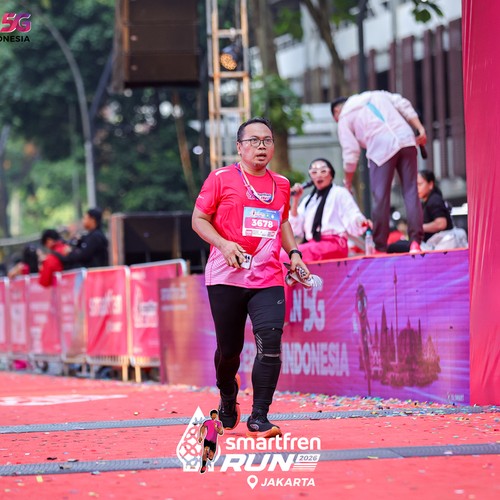 Race photo from SMARTFREN RUN 2026