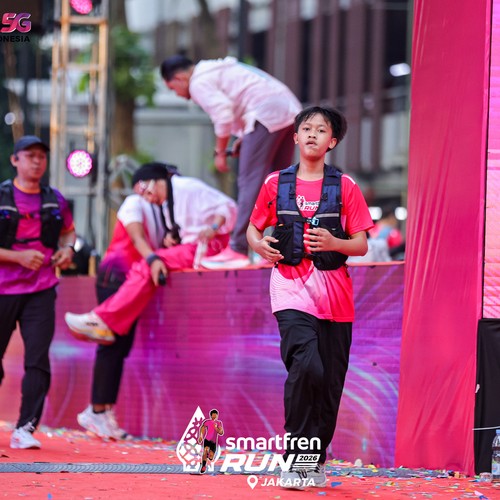 Race photo from SMARTFREN RUN 2026