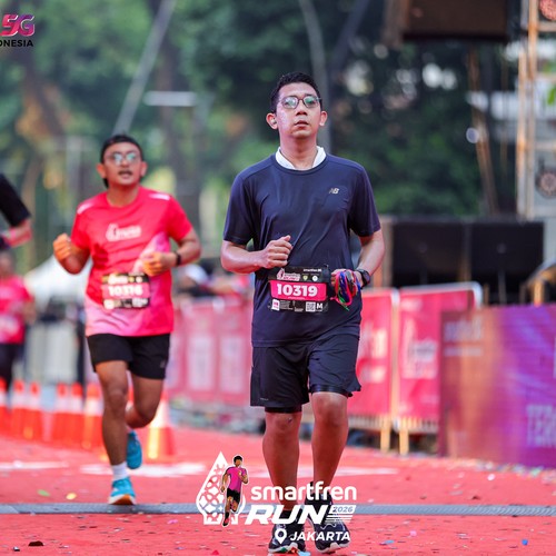 Race photo from SMARTFREN RUN 2026