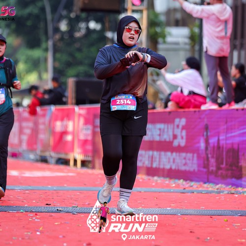 Race photo from SMARTFREN RUN 2026