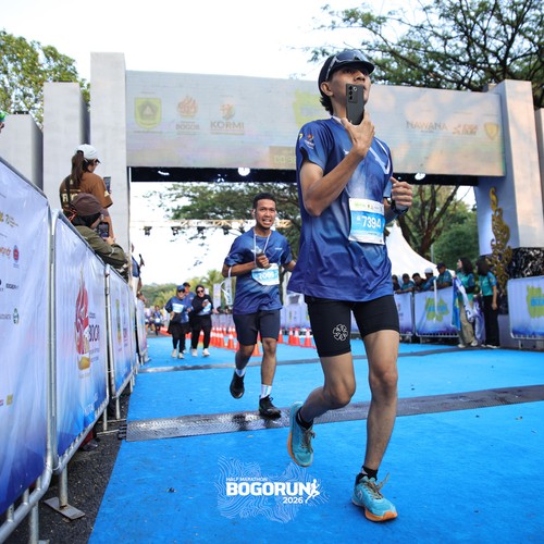 Race photo from BOGORUN 2026