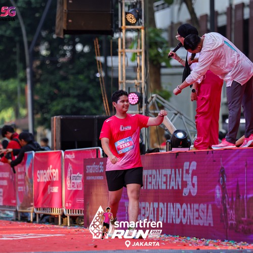 Race photo from SMARTFREN RUN 2026