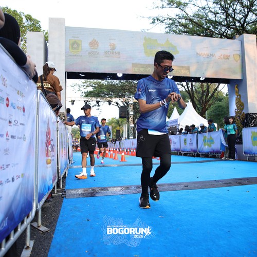 Race photo from BOGORUN 2026