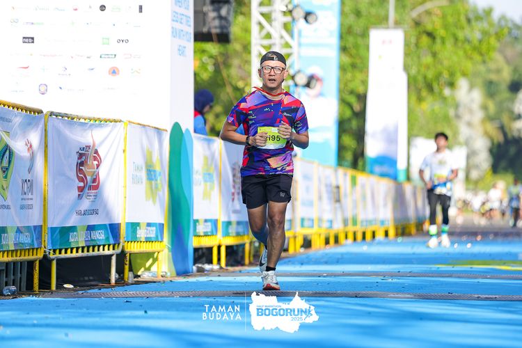 Race photo from Taman Budaya x BOGORUN 2025