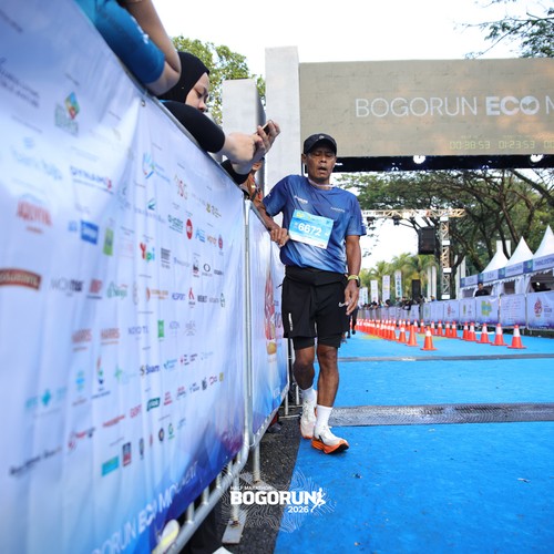 Race photo from BOGORUN 2026
