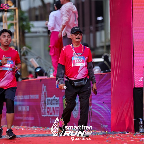 Race photo from SMARTFREN RUN 2026