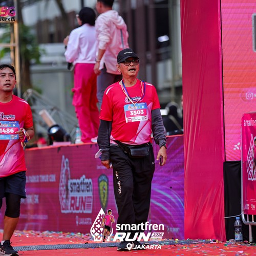 Race photo from SMARTFREN RUN 2026
