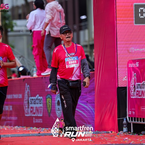 Race photo from SMARTFREN RUN 2026