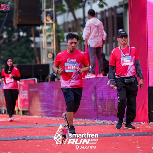 Race photo from SMARTFREN RUN 2026