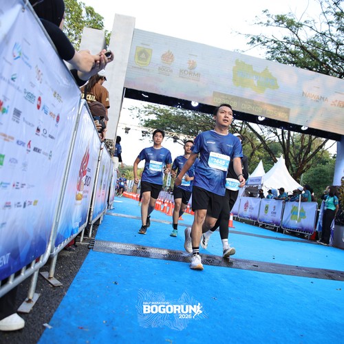 Race photo from BOGORUN 2026