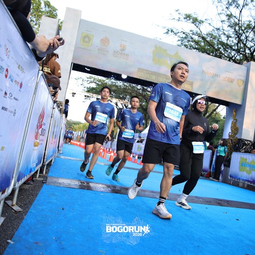 Race photo from BOGORUN 2026