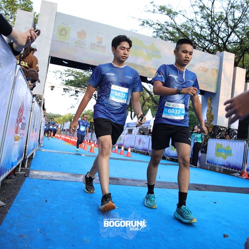 Race photo from BOGORUN 2026