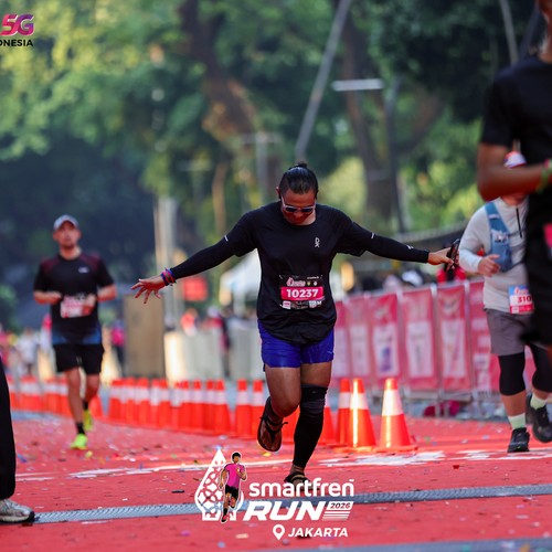 Race photo from SMARTFREN RUN 2026