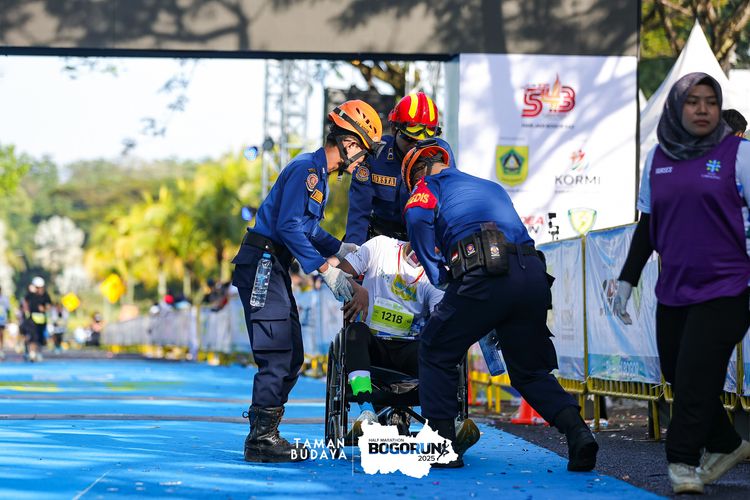 Race photo from Taman Budaya x BOGORUN 2025