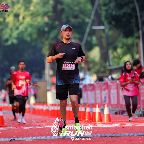 Race photo from SMARTFREN RUN 2026