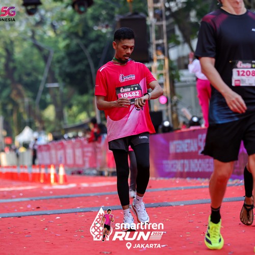 Race photo from SMARTFREN RUN 2026