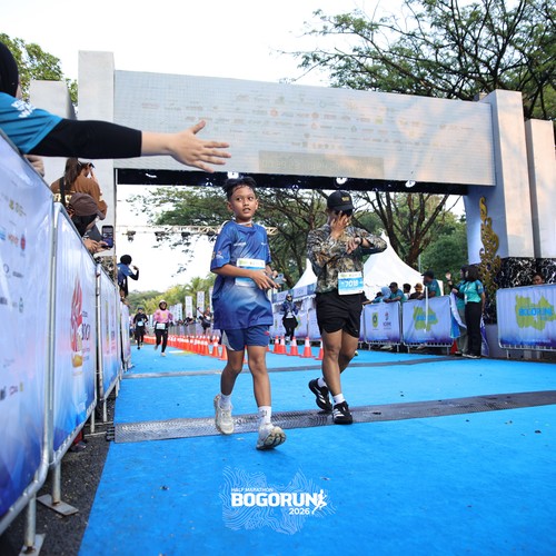Race photo from BOGORUN 2026