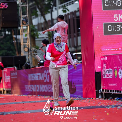 Race photo from SMARTFREN RUN 2026
