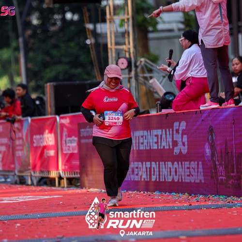 Race photo from SMARTFREN RUN 2026