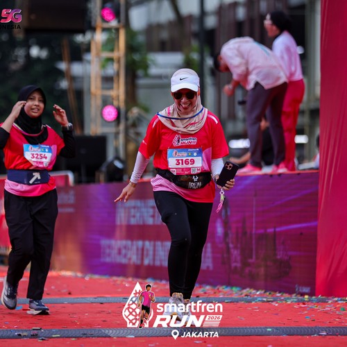 Race photo from SMARTFREN RUN 2026