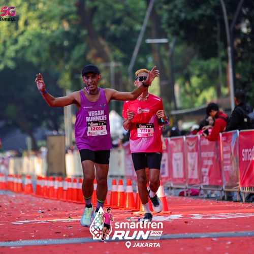 Race photo from SMARTFREN RUN 2026