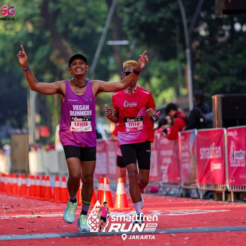 Race photo from SMARTFREN RUN 2026