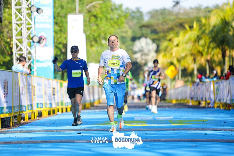 Race photo from Taman Budaya x BOGORUN 2025