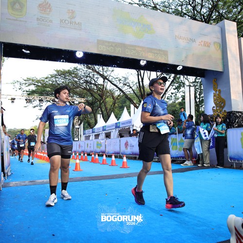 Race photo from BOGORUN 2026