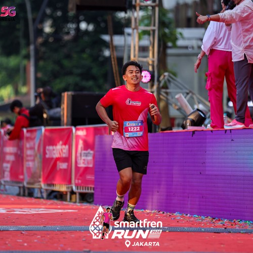Race photo from SMARTFREN RUN 2026