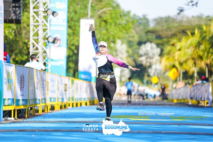 Race photo from Taman Budaya x BOGORUN 2025