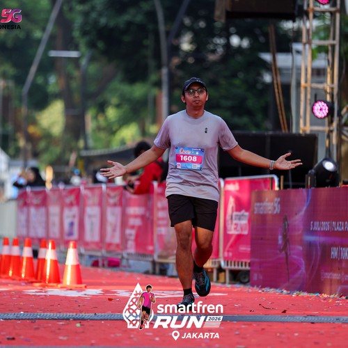 Race photo from SMARTFREN RUN 2026