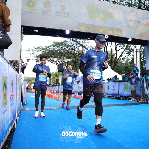 Race photo from BOGORUN 2026