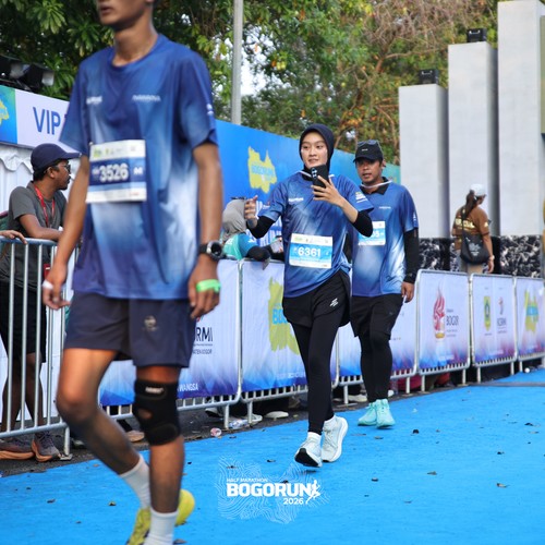 Race photo from BOGORUN 2026