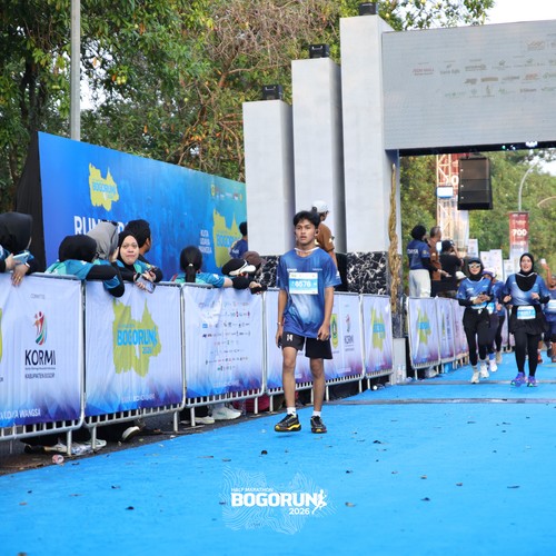 Race photo from BOGORUN 2026