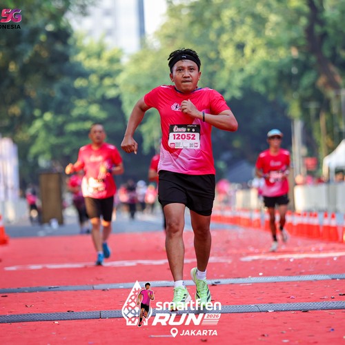 Race photo from SMARTFREN RUN 2026