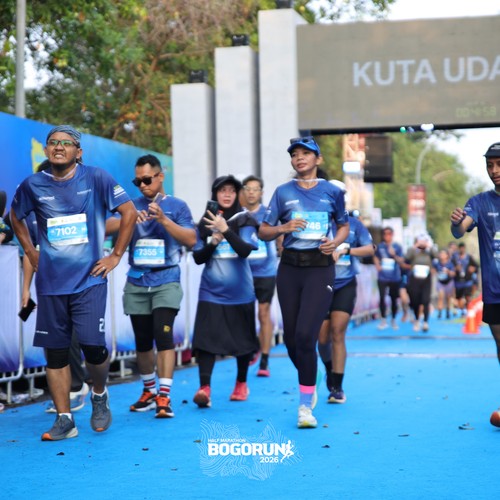 Race photo from BOGORUN 2026