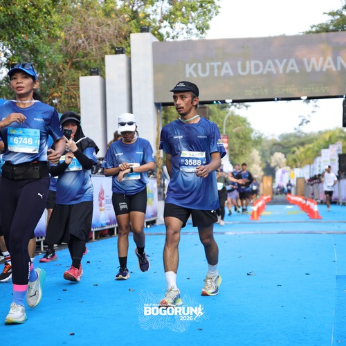 Race photo from BOGORUN 2026