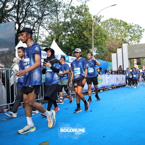 Race photo from BOGORUN 2026