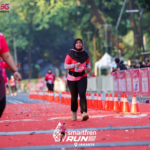 Race photo from SMARTFREN RUN 2026