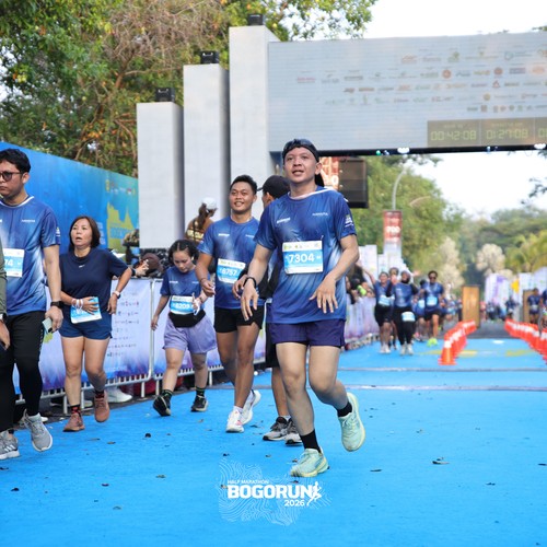 Race photo from BOGORUN 2026