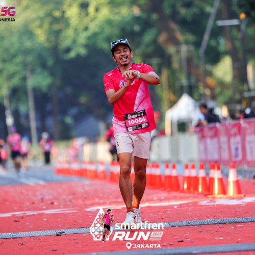 Race photo from SMARTFREN RUN 2026