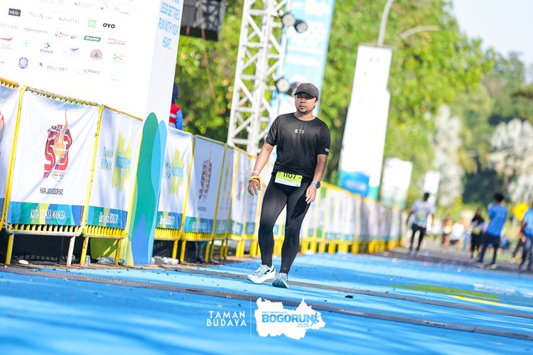 Race photo from Taman Budaya x BOGORUN 2025