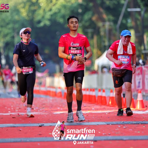 Race photo from SMARTFREN RUN 2026