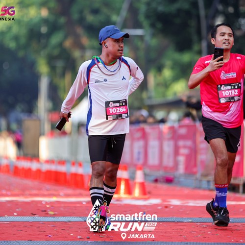 Race photo from SMARTFREN RUN 2026