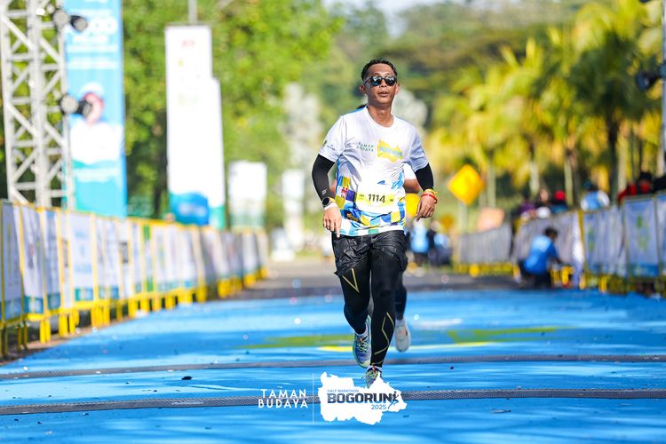 Race photo from Taman Budaya x BOGORUN 2025